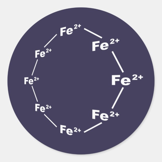 Ferrous Wheel Classic Round Sticker (Front)
