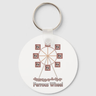 Ferrous Wheel Iron Chemistry Item Key Ring