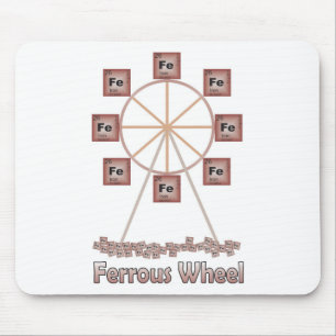 Ferrous Wheel Iron Chemistry Item Mouse Mat