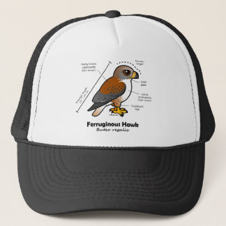 Ferruginous Hawk Statistics Trucker Hat