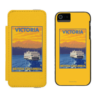 Ferry and Mountains - Victoria, BC Canada Incipio Watson™ iPhone 5 Wallet Case