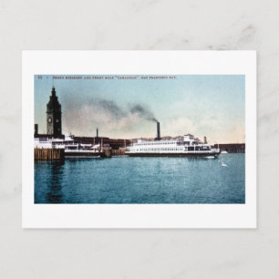 Ferry Boat Tamalpais, San Francisco Bay Postcard
