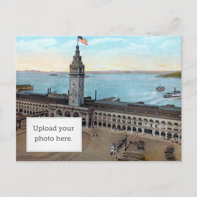 Ferry Building 1910 Postcard (Front)