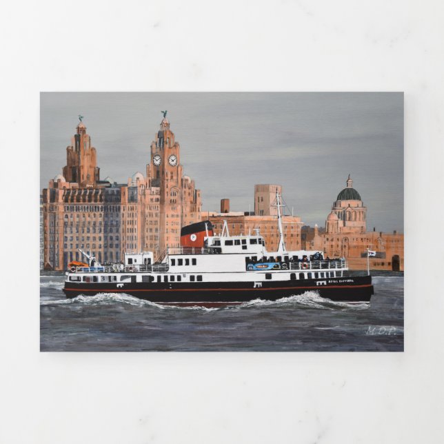 Ferry Cross the Mersey! Tri-Fold Invitation (Cover)