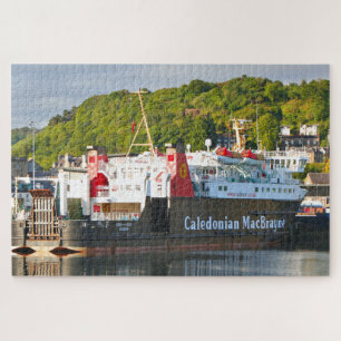 Ferry in Oban, western Scotland Jigsaw Puzzle