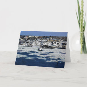 Ferry on the Saint Lawrence River, Quebec Thank You Card