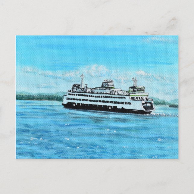 Ferry Painting Postcard (Front)