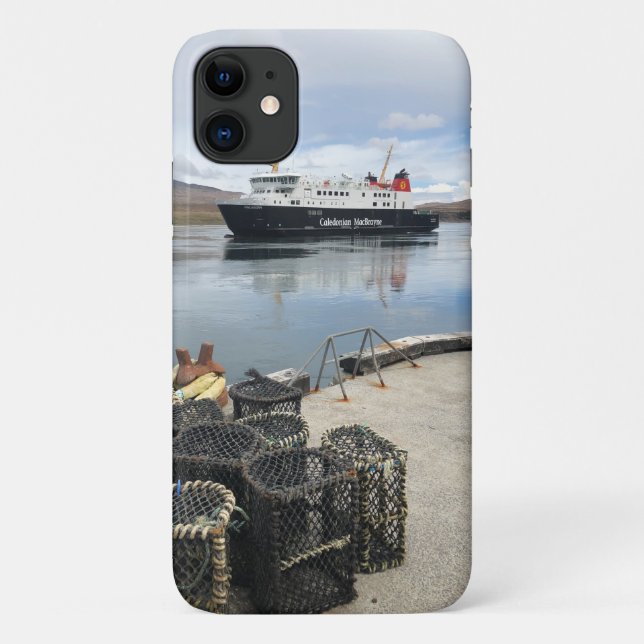 Ferry Sailing to Islay in Scotland iPhone Case (Back)