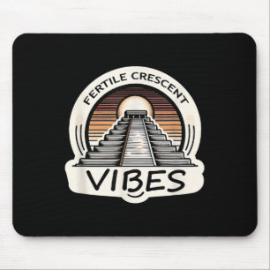 Fertile Crescent Vibes Funny Ancient Mesopotamian Mouse Mat