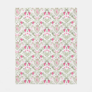 Fertility Damask Fleece Blanket