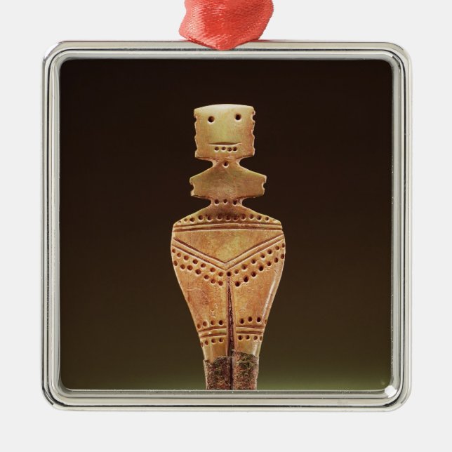 Fertility figure metal tree decoration (Front)