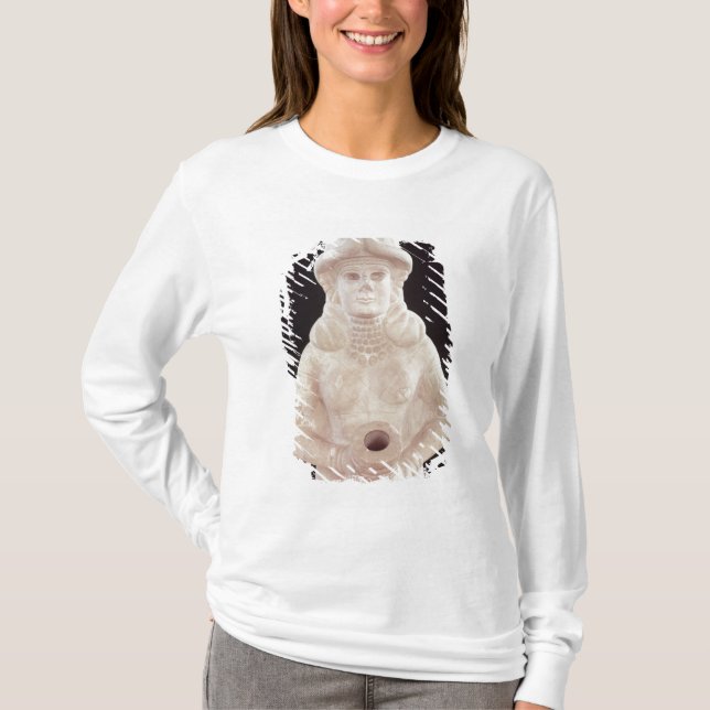 Fertility goddess, from Mari, Middle Euphrates T-Shirt (Front)