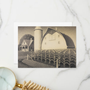 Fertility, Iowa by Grant Wood Thank You Card