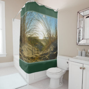 fertilizer and sea - shower curtain