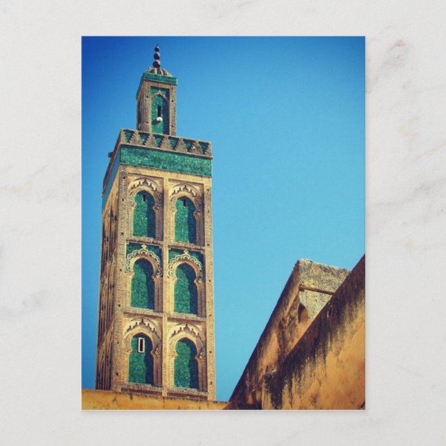fes minaret postcard (Front)