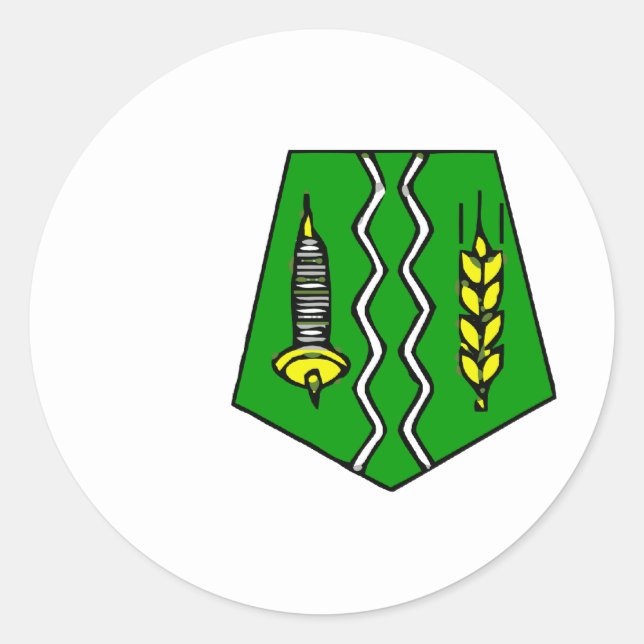 Fes, Morocco Classic Round Sticker (Front)