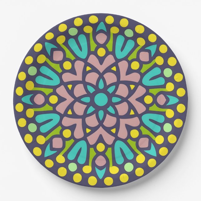fes mosaic paper plate (Front)