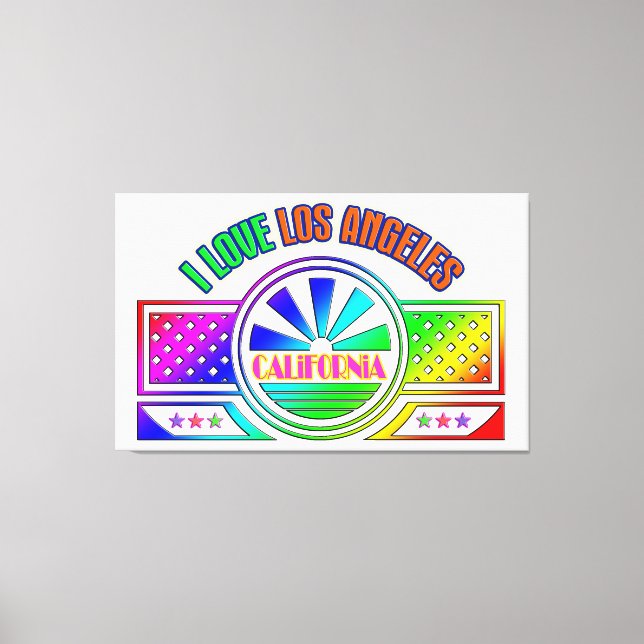 "Fest Los Angeles" Canvas Print (Front)