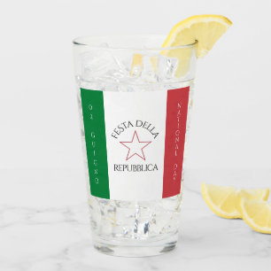 Festa della Repubblica National Day of Italy Flag Glass