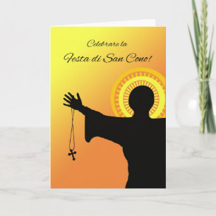 Festa di San Cono, Feast of St. Cono Greeting Card