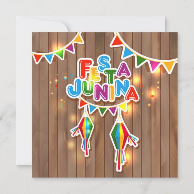 Festa Junina Holiday Card (Front)