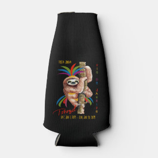 Festa Junina, Rio de Janeiro, Brazil, Sloth Animal Bottle Cooler