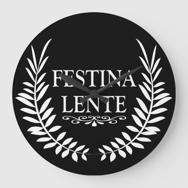 Festina lente large clock (Front)
