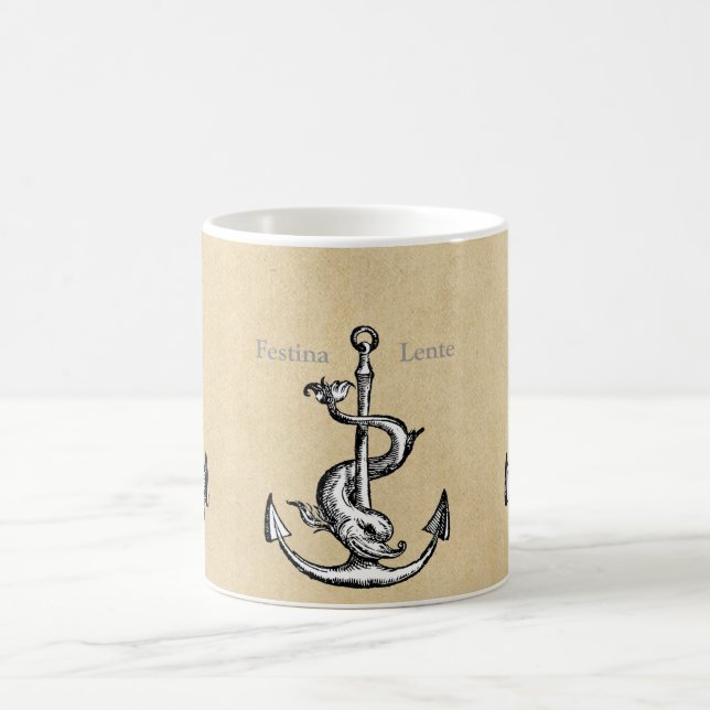 Festina Lente - Make Haste Slowly Coffee Mug (Center)