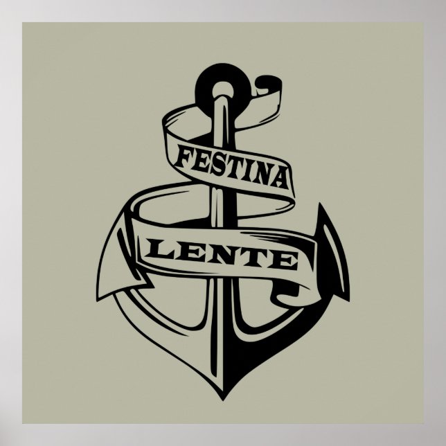 Festina lente poster (Front)