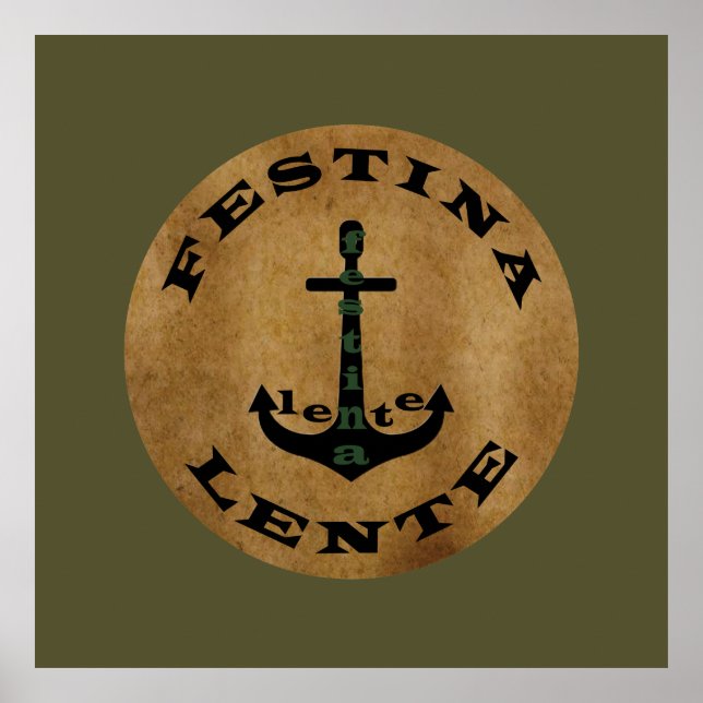 Festina lente poster (Front)