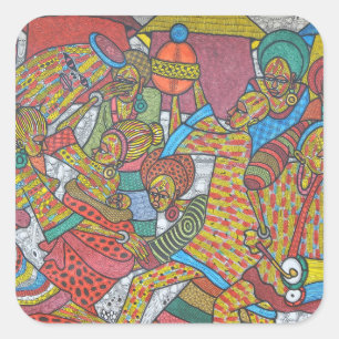 Festival 2014 square sticker