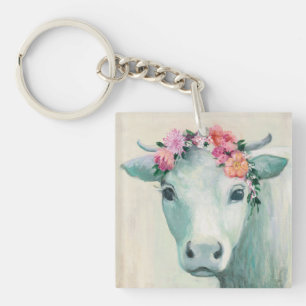Festival Cow Key Ring
