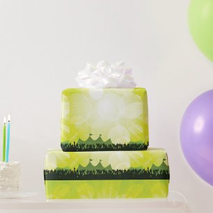 Festival Crowd Wrapping Paper