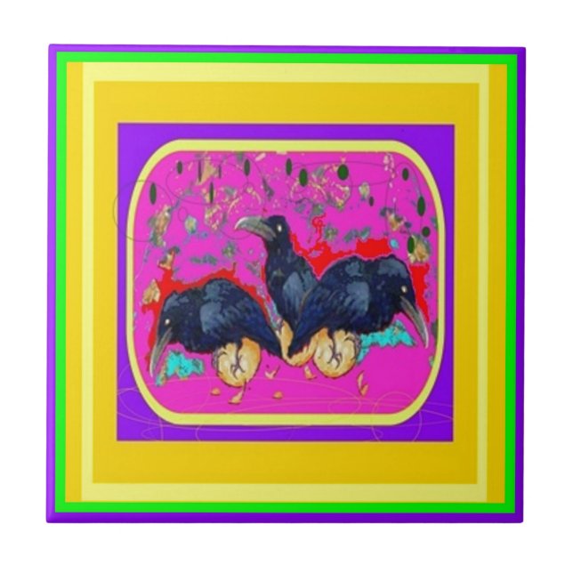 Festival Crows by Sharles Tile (Front)