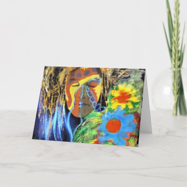 Festival fairy girl card (Front)