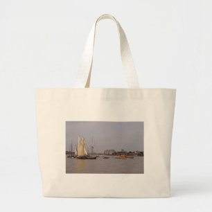 Festival in Greenwich Large Tote Bag