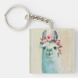 Festival Llama Key Ring