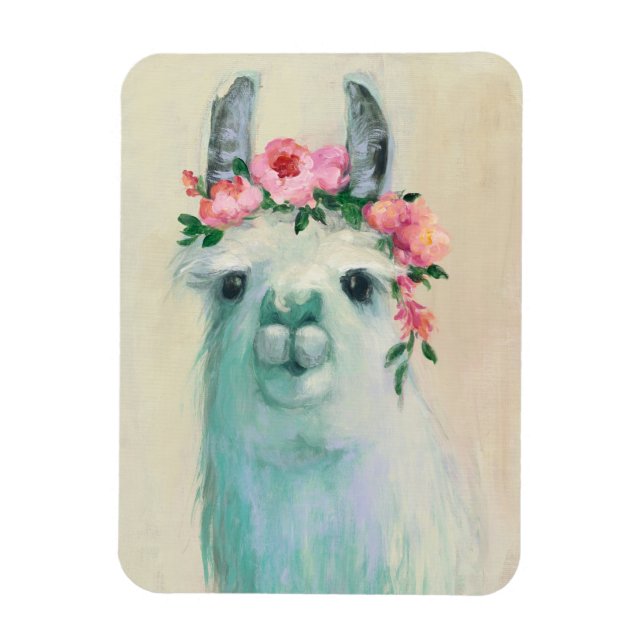 Festival Llama Magnet (Vertical)