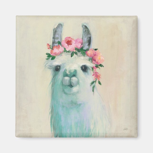 Festival Llama Magnet (Front)