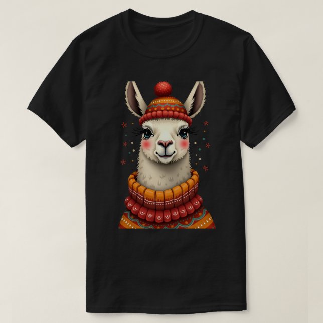 Festival Llama T-Shirt (Design Front)