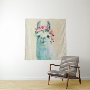 Festival Llama Tapestry