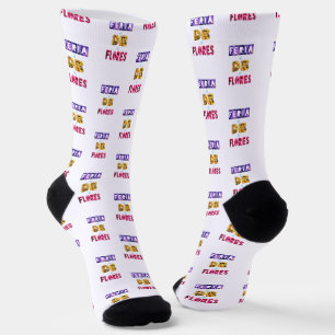 Festival Of Flowers July Colombia Feria De Flores Socks