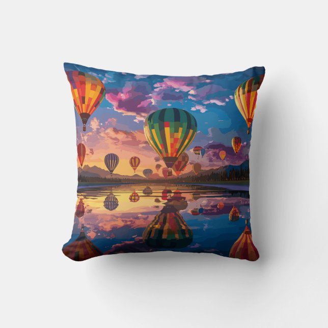 Festival of Hot Air Balloons Cushion (Front)