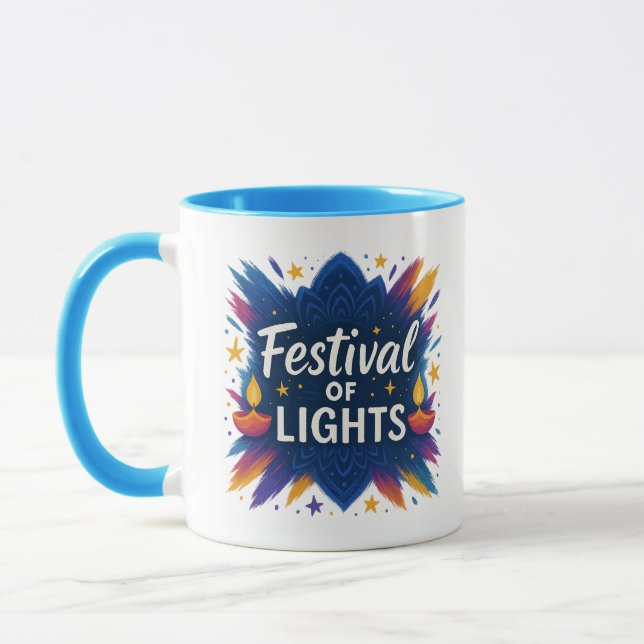 Festival of Lights | Diwali Celebration Coffee Mug (Left)