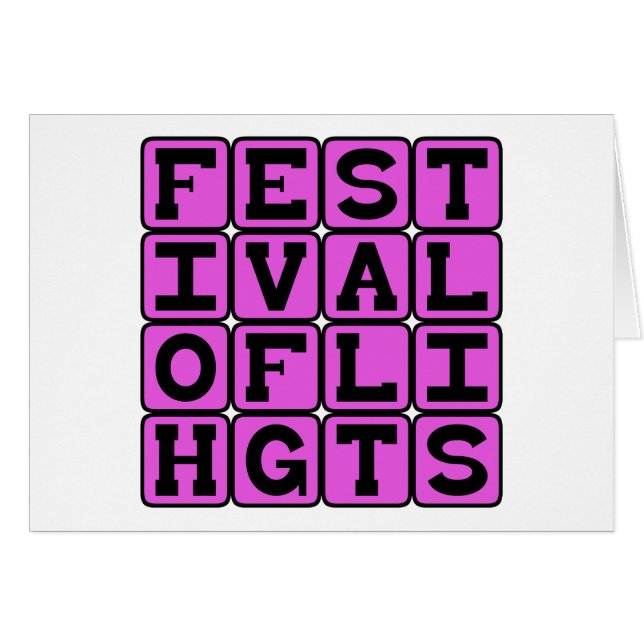 Festival Of Lights, Hannukah (Front Horizontal)