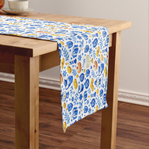 🕎🕎🕎Festival‑of‑Lights Short Table Runner