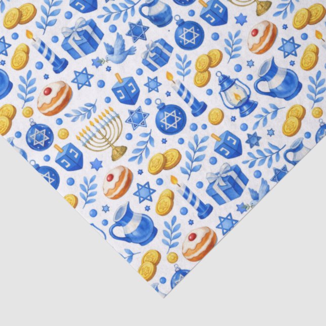 🕎🕎🕎Festival‑of‑Lights Tissue Paper (Detail)