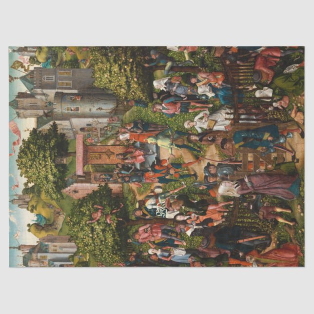 Festival of the Archers by Master of Frankfurt Tissue Paper (Front)