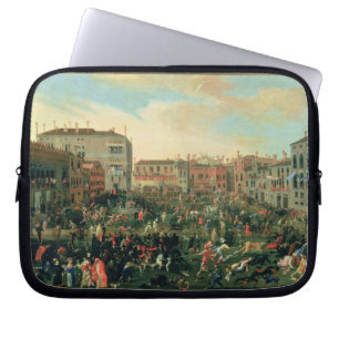 Festival of the Bulls, Campo San Polo Laptop Sleeve
