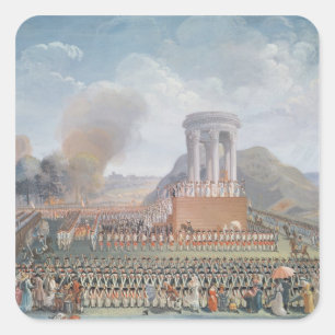 Festival of the Federation, 14th July 1790 Square Sticker